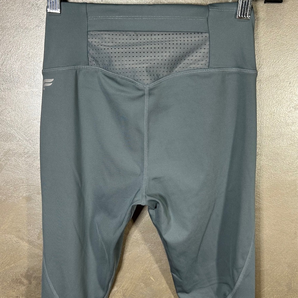 Fabletics Womens Small Gray‎ High Waisted Workout Leggings Drawstring Activewear - Picture 14 of 16